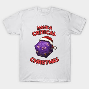 Have a Critical Christmas D20 T-Shirt